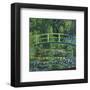 Water Lily Pond, c.1899 (blue)-Claude Monet-Framed Art Print