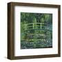 Water Lily Pond, c.1899 (blue)-Claude Monet-Framed Art Print