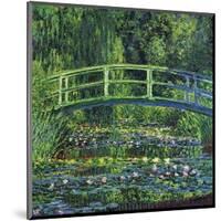 Water Lily Pond, c.1899 (blue)-Claude Monet-Mounted Art Print