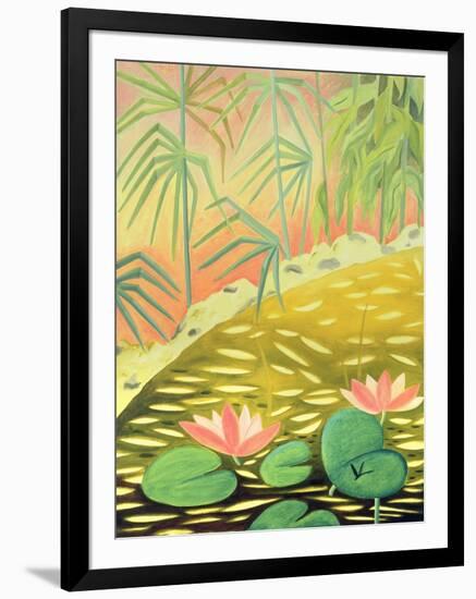 Water Lily Pond I, 1994-Marie Hugo-Framed Giclee Print