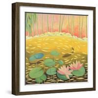 Water Lily Pond III, 1994-Marie Hugo-Framed Giclee Print