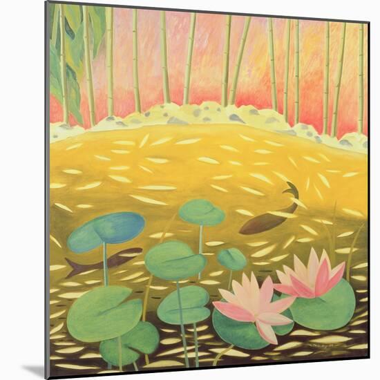 Water Lily Pond III, 1994-Marie Hugo-Mounted Giclee Print