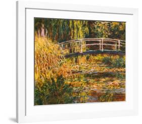 Water Lily Pond-Pink Harmony-Claude Monet-Framed Art Print