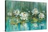 Water Lily Pond V2 Crop-Danhui Nai-Stretched Canvas