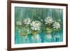 Water Lily Pond V2 Crop-Danhui Nai-Framed Art Print