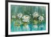 Water Lily Pond V2 Crop-Danhui Nai-Framed Art Print