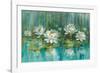 Water Lily Pond V2 Crop-Danhui Nai-Framed Premium Giclee Print