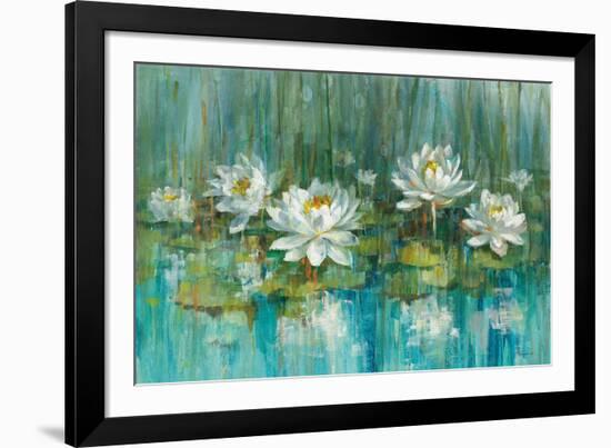 Water Lily Pond V2 Crop-Danhui Nai-Framed Premium Giclee Print