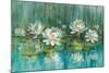 Water Lily Pond V2 Crop-Danhui Nai-Mounted Premium Giclee Print