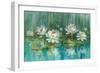 Water Lily Pond V2 Crop-Danhui Nai-Framed Art Print