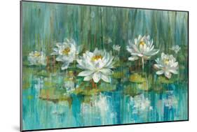 Water Lily Pond V2 Crop-Danhui Nai-Mounted Art Print