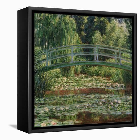 Water Lily Pool, 1899-Claude Monet-Framed Stretched Canvas