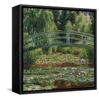 Water Lily Pool, 1899-Claude Monet-Framed Stretched Canvas