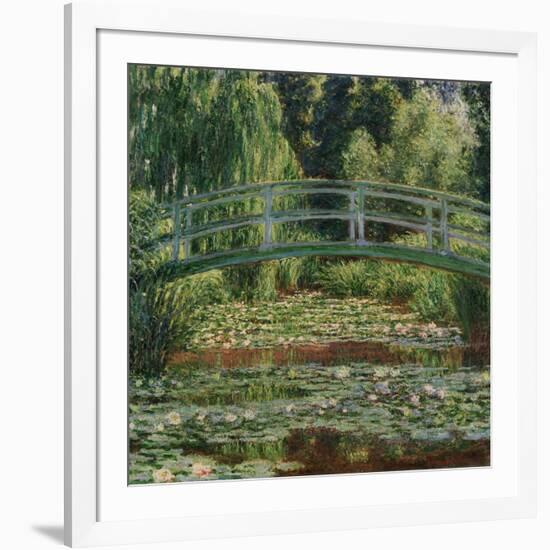 Water Lily Pool, 1899-Claude Monet-Framed Giclee Print