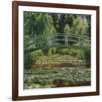 Water Lily Pool, 1899-Claude Monet-Framed Giclee Print