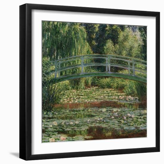 Water Lily Pool, 1899-Claude Monet-Framed Premium Giclee Print