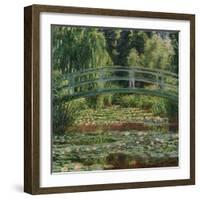 Water Lily Pool, 1899-Claude Monet-Framed Giclee Print