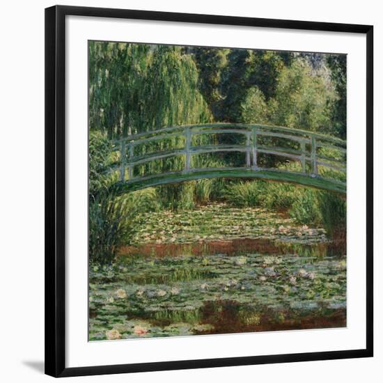 Water Lily Pool, 1899-Claude Monet-Framed Giclee Print