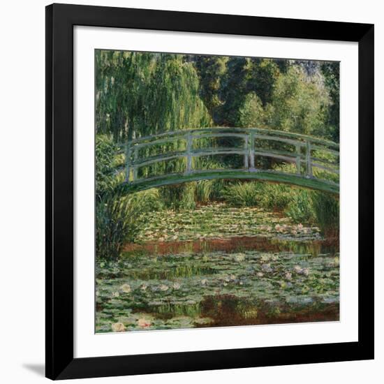 Water Lily Pool, 1899-Claude Monet-Framed Giclee Print