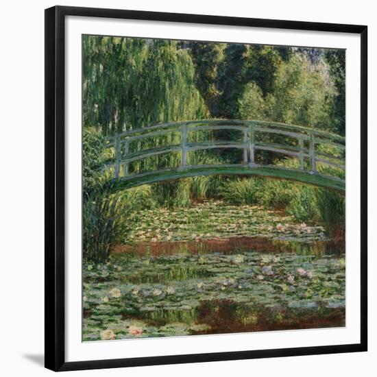 Water Lily Pool, 1899-Claude Monet-Framed Giclee Print