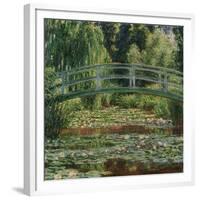 Water Lily Pool, 1899-Claude Monet-Framed Giclee Print