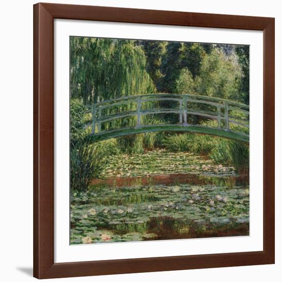 Water Lily Pool, 1899-Claude Monet-Framed Giclee Print