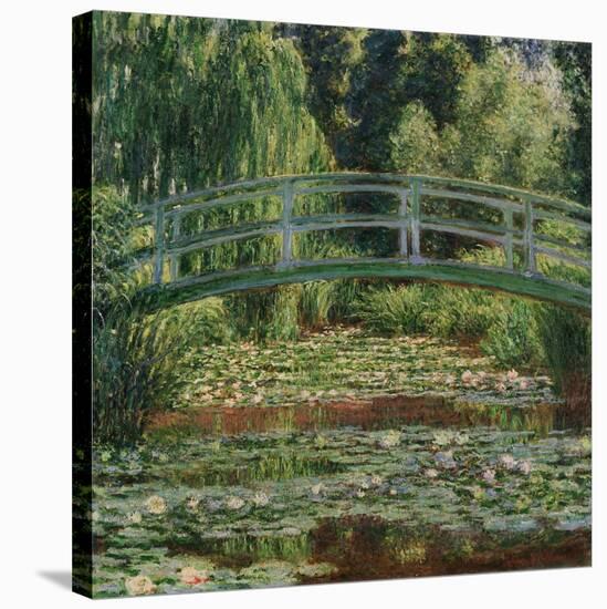 Water Lily Pool, 1899-Claude Monet-Stretched Canvas