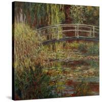 Water-Lily Pool, Harmony in Pink-Claude Monet-Stretched Canvas