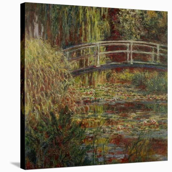 Water-Lily Pool, Harmony in Pink-Claude Monet-Stretched Canvas