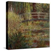 Water-Lily Pool, Harmony in Pink-Claude Monet-Stretched Canvas
