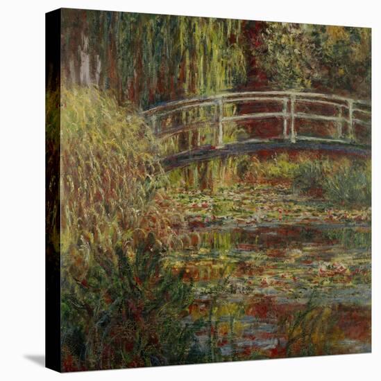 Water-Lily Pool, Harmony in Pink-Claude Monet-Stretched Canvas