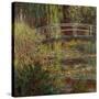 Water-Lily Pool, Harmony in Pink-Claude Monet-Stretched Canvas