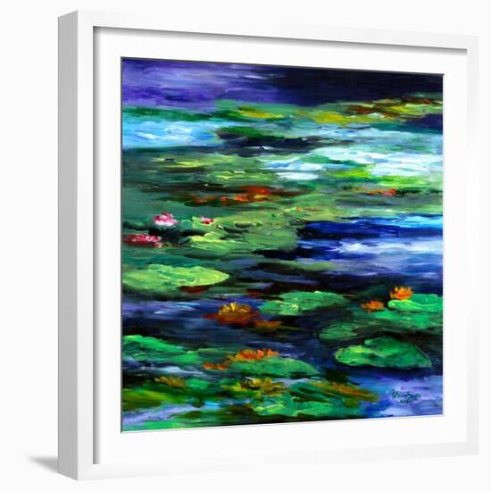 Water Lily Somnolence, 2010-Patricia Brintle-Framed Giclee Print