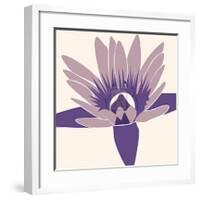 Water-Lily-Emily Burrowes-Framed Art Print