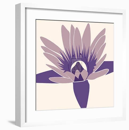 Water-Lily-Emily Burrowes-Framed Art Print