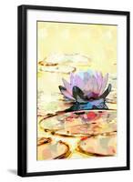 Water Lily-Scott J. Davis-Framed Giclee Print