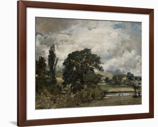 Water Meadows Near Salisbury, 19th Century-John Constable-Framed Giclee Print