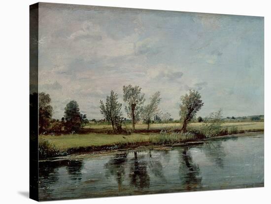 Water Meadows Near Salisbury, c.1820-John Constable-Stretched Canvas