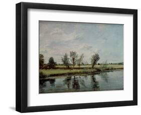 Water Meadows Near Salisbury, c.1820-John Constable-Framed Premium Giclee Print