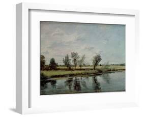 Water Meadows Near Salisbury, c.1820-John Constable-Framed Premium Giclee Print