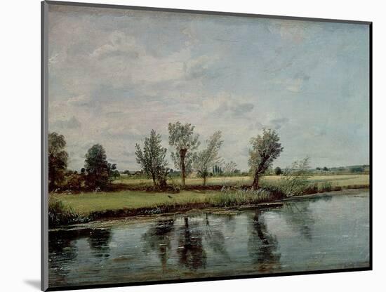 Water Meadows Near Salisbury, c.1820-John Constable-Mounted Premium Giclee Print