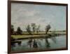 Water Meadows Near Salisbury, c.1820-John Constable-Framed Giclee Print