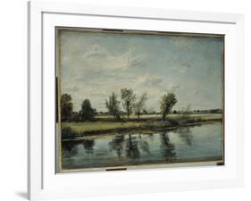 Water Meadows Near Salisbury, Wiltshire-John Constable-Framed Giclee Print