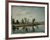 Water Meadows Near Salisbury, Wiltshire-John Constable-Framed Giclee Print