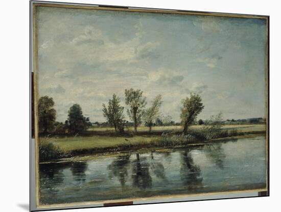 Water Meadows Near Salisbury, Wiltshire-John Constable-Mounted Giclee Print