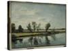 Water Meadows Near Salisbury, Wiltshire-John Constable-Stretched Canvas