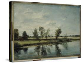Water Meadows Near Salisbury, Wiltshire-John Constable-Stretched Canvas