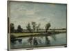 Water Meadows Near Salisbury, Wiltshire-John Constable-Stretched Canvas