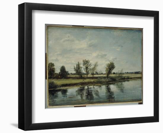 Water Meadows Near Salisbury, Wiltshire-John Constable-Framed Premium Giclee Print