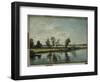 Water Meadows Near Salisbury, Wiltshire-John Constable-Framed Premium Giclee Print